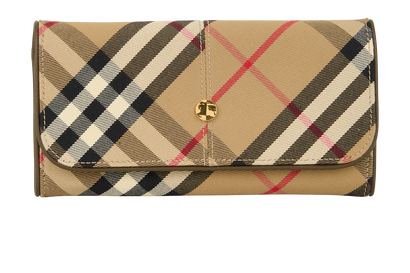 Burberry Novacheck Continental Wallet, front view